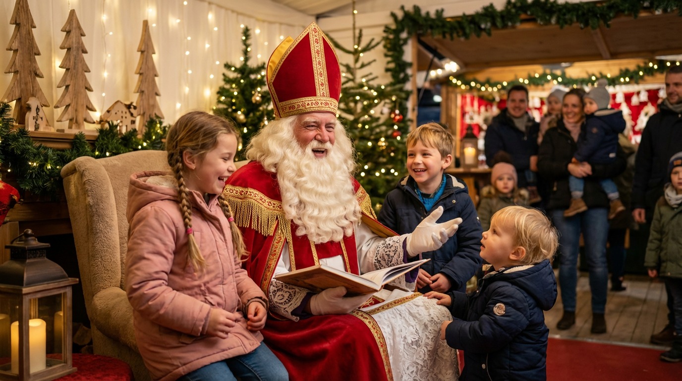 Nikolaus Walking Act mit Kindern