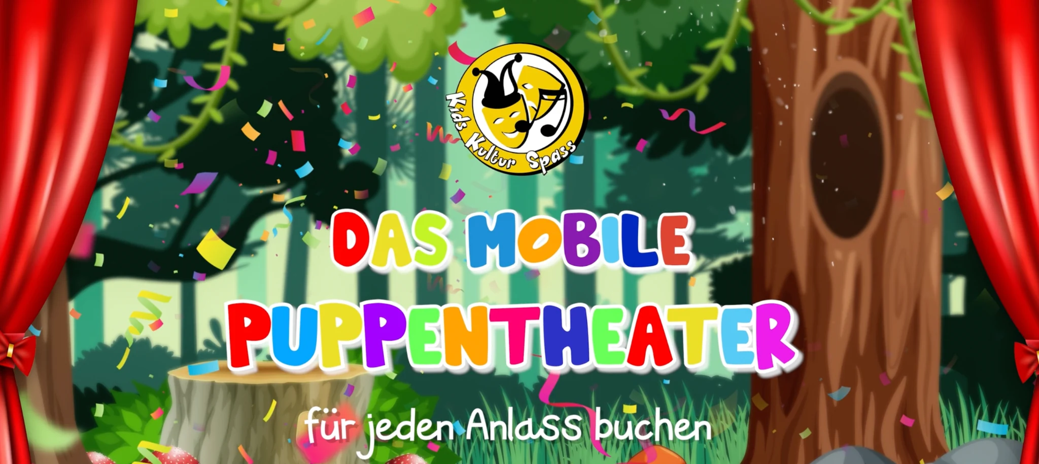 Das mobile Puppentheater für jeden Anlass buchen