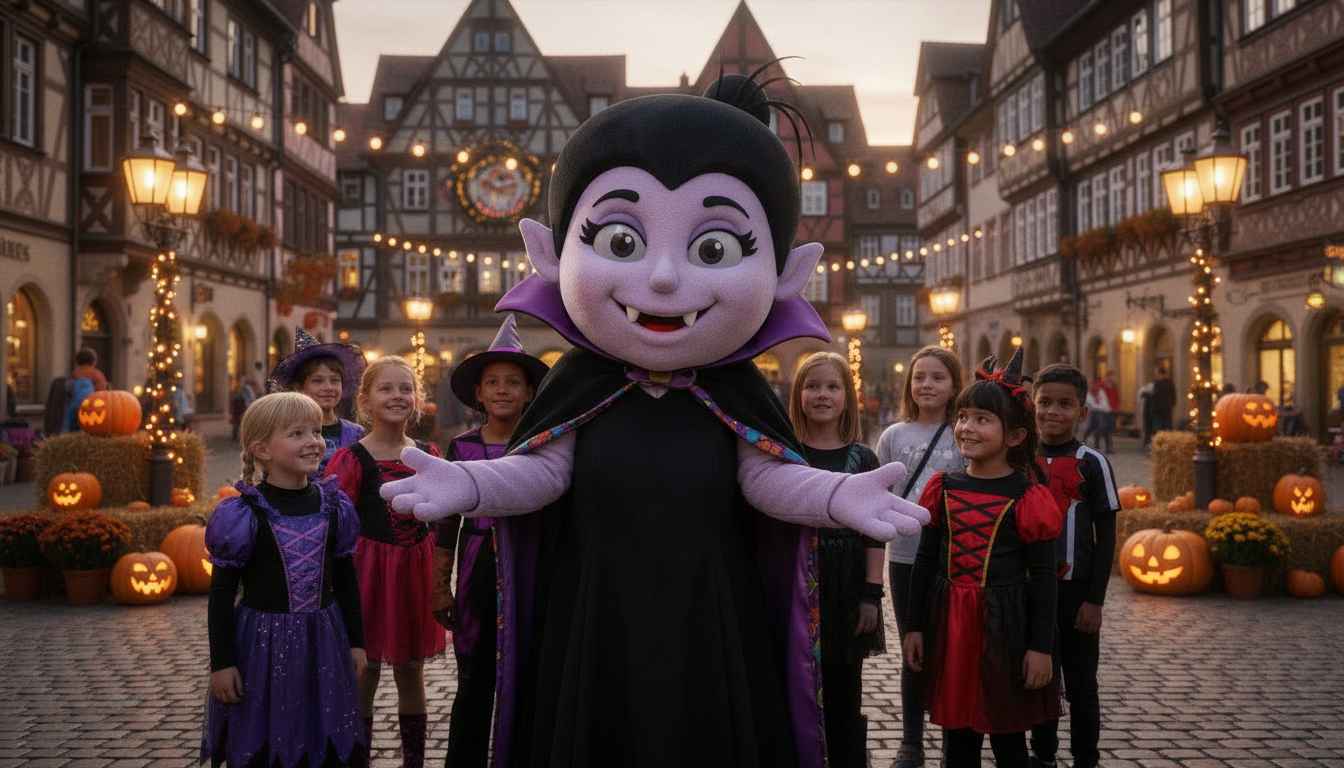 Lady Vampir bei einer Kinderveranstaltung