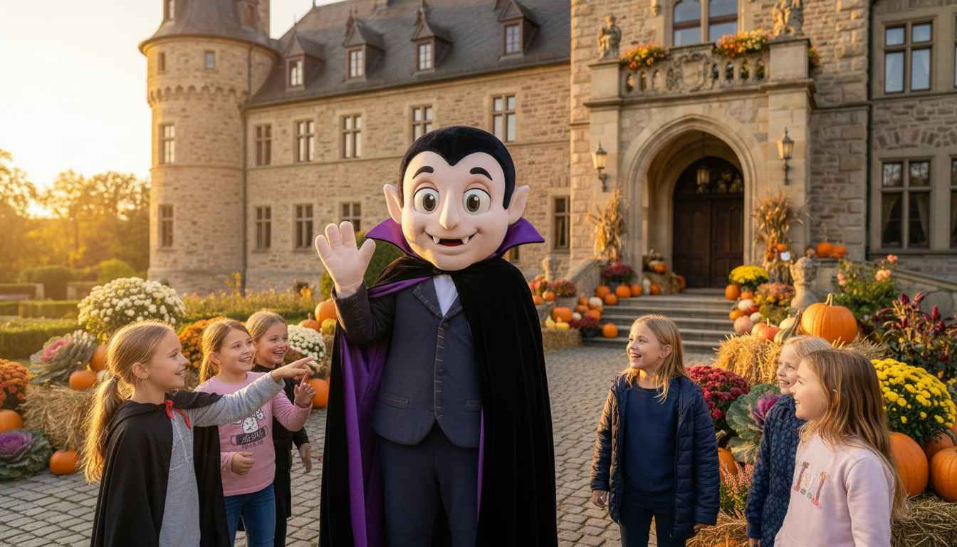 Dracula bei einer Kinderveranstaltung