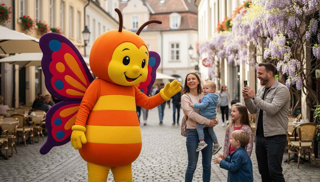 Schmetterling mit Kindern