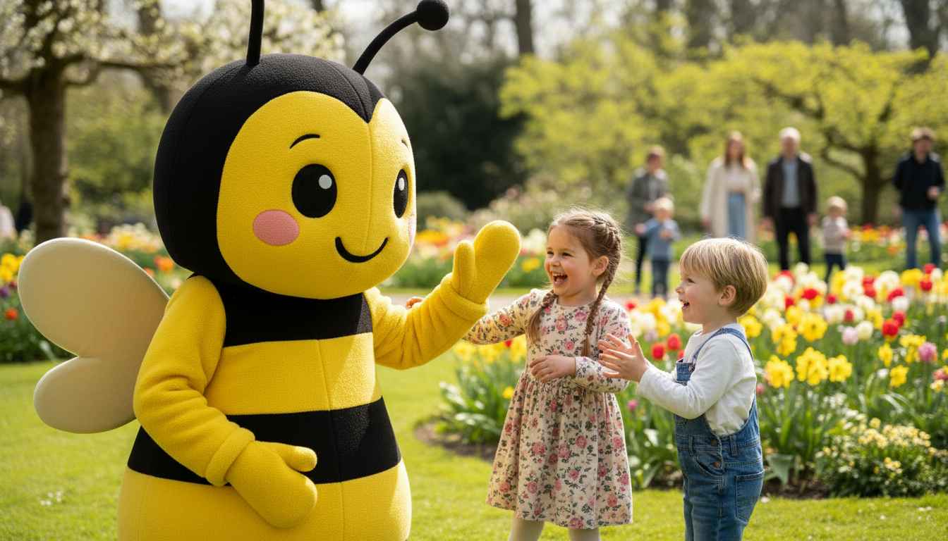 Biene mit Kindern