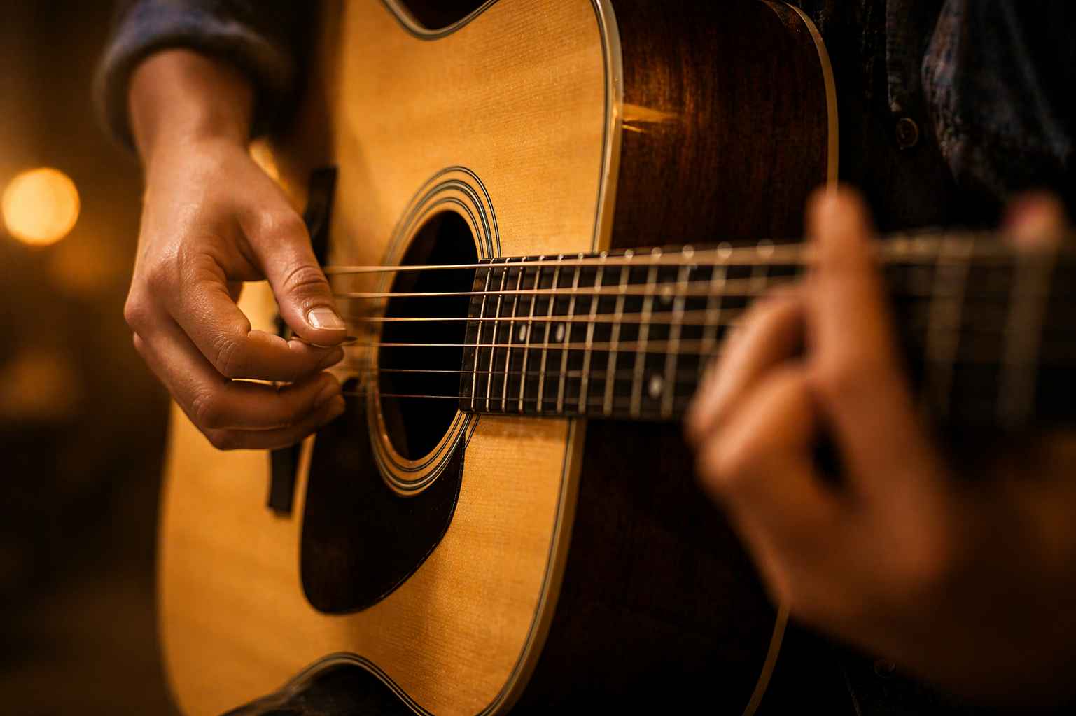 Live Gitarrenmusik beim Laternenumzug