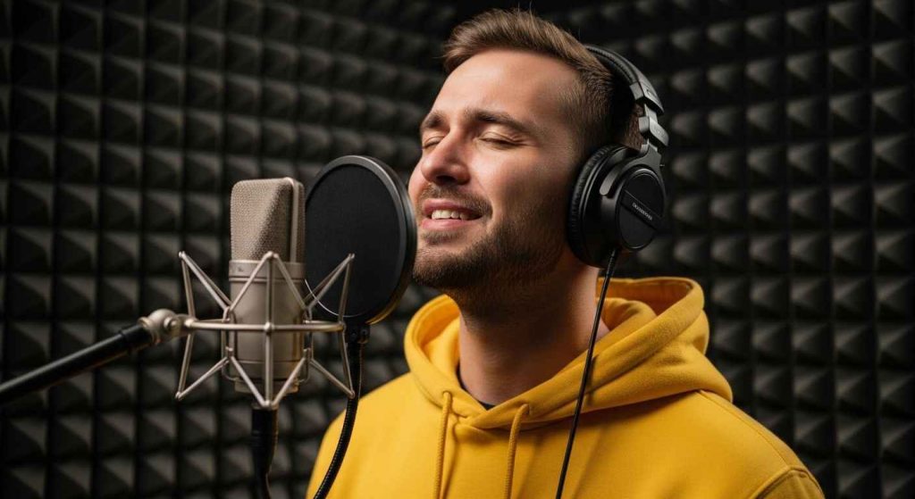 Professionelle Gesangsaufnahme für einen individuellen Kindersong